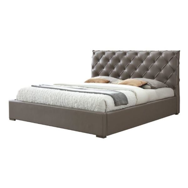 Mooboo Lauren 180cm Pu Taupe King Size Bed Price Mooboo Lauren 180cm Pu Taupe King