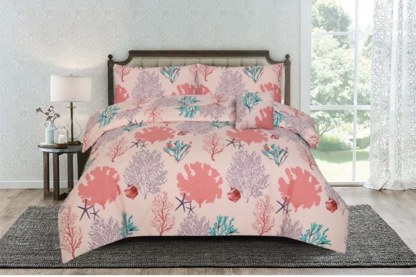 Kassino Bed Sheet Twin 3pcs Set Batre Peach Kassino Bed Sheet Twin 3pcs Set Batre Peach