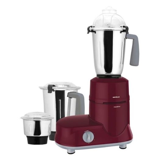 Buy Havells MARATHON 3 In 1 Mixer Grinder 750 Watts Cherry/Maroon