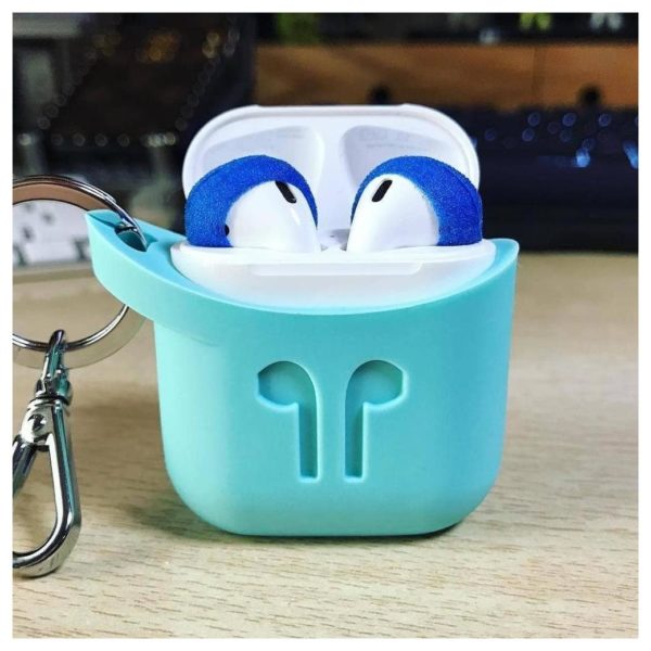 Podpocket Silicone Case Light Blue For Apple Airpod Podpocket Silicone Case Light Blue For Apple Airpod