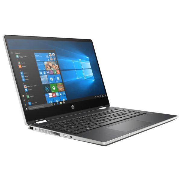 HP Pavilion x360 14-DH0012NE Convertible Touch Laptop - Core i5 1.6GHz 8GB 256GB 2GB Win10 14inch FHD Silver HP Pavilion x360 14-DH0012NE Convertible Touch Laptop - Core i5 1.6GHz 8GB 256GB 2GB Win10 14inch FHD Silver