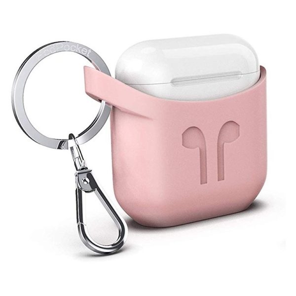 Podpocket Silicone Case Pink For Apple Airpod Podpocket Silicone Case Pink For Apple Airpod