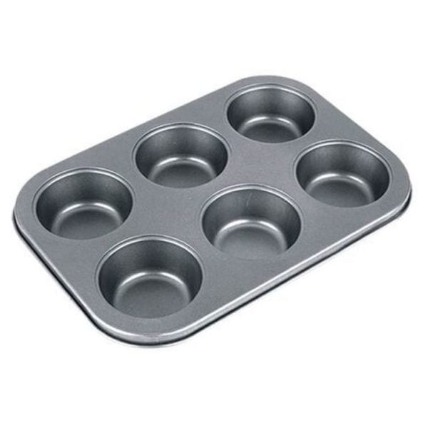 Buy 6 Cup Muffin Pan 4mm Black – Price, Specifications & Features ...