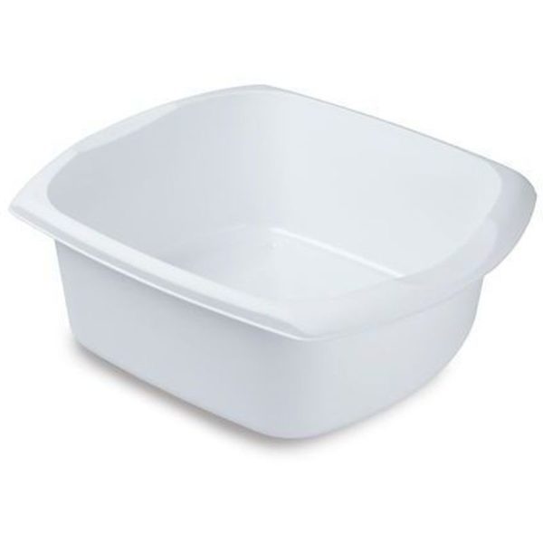 Small Rectangle Bowl Metallic 9.5L White Small Rectangle Bowl Metallic 9.5L White