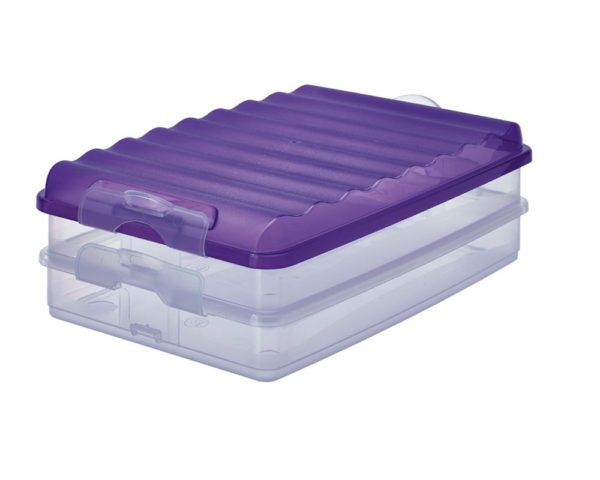 RIVAL Fridge Box Flat 2Layer Viloet RIVAL Fridge Box Flat 2Layer Viloet