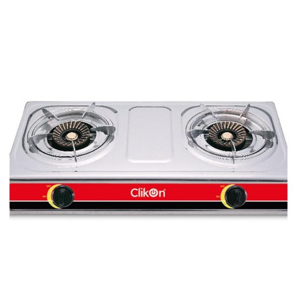 Buy Clikon 2 Burner Stainless Steel Gas Stove Ck4265 Price