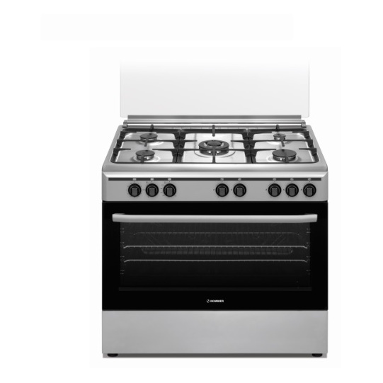 Hommer 5 Gas Burners Cooker HOM40701 Hommer 5 Gas Burners Cooker HOM40701