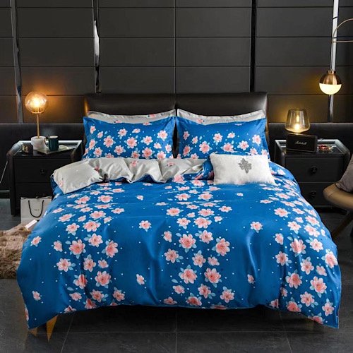 Buy Double Size Bedding Set Of 6pcs Floral Design Price