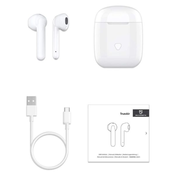 Soundpeats TrueAir Wireless Earbuds White Soundpeats TrueAir Wireless Earbuds White