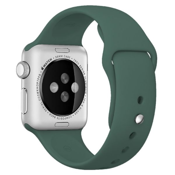 BeHello Premium Silicone Strap 42/44mm For Apple Watch Green BeHello Premium Silicone Strap 42/44mm For Apple Watch Green