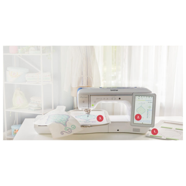 Buy Brother XP1 Luminaire Embroidery Sewing Machine Price