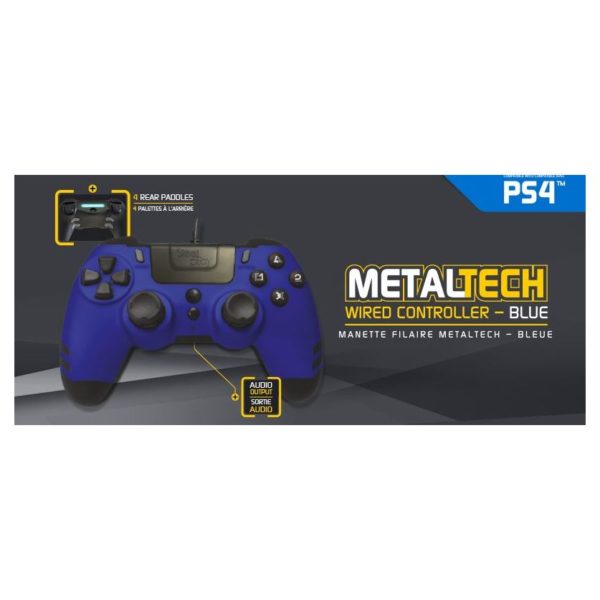 Buy Steelplay Play Metaltech Wired PS4 ControllerBlue Price