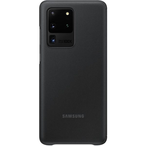 Samsung Galaxy S20 Ultra Clear View Cover - Black Samsung Galaxy S20 Ultra Clear View Cover - Black