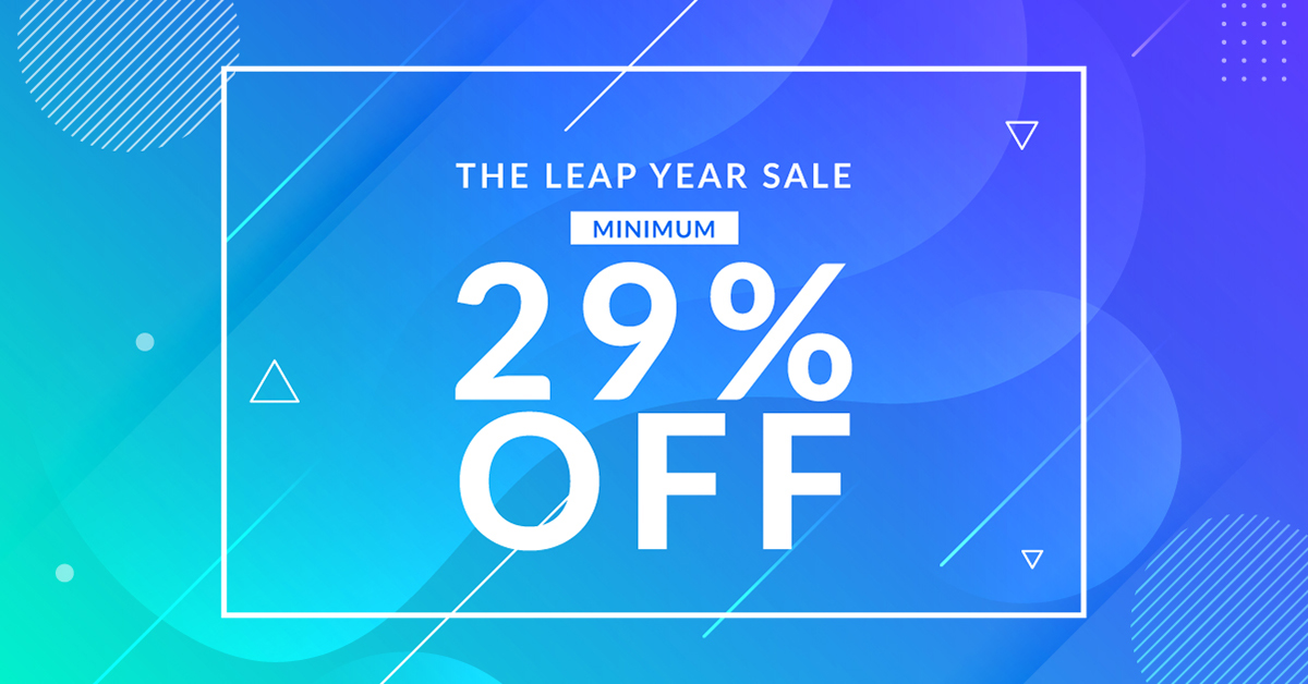 Leap Year Sale – Minimum 29% OFF – Sharaf DG UAE