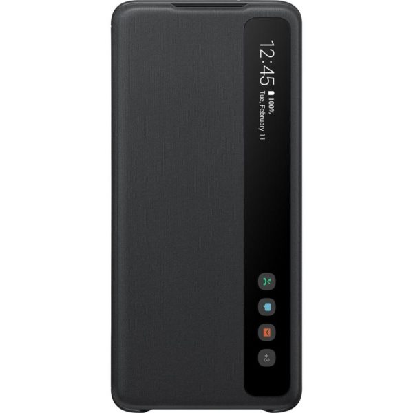 Samsung Galaxy S20 Ultra Clear View Cover - Black Samsung Galaxy S20 Ultra Clear View Cover - Black
