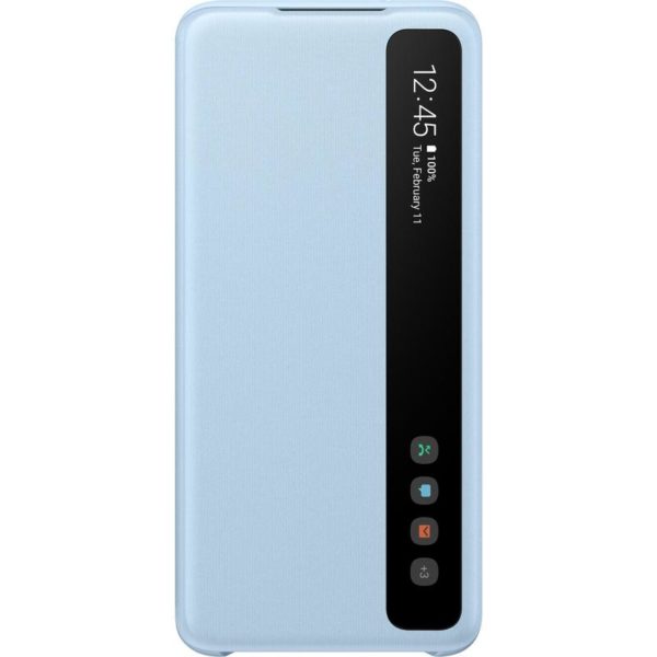 Samsung Galaxy S20 Clear View Cover - Blue Samsung Galaxy S20 Clear View Cover - Blue