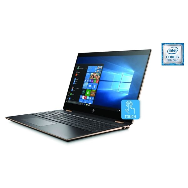HP Spectre x360 15-DF1006NE Convertible Touch Laptop - Core i7 2.6GHz 16GB 1TB+32GB 4GB Win10 15.6inch 4K Dark Ash Silver HP Spectre x360 15-DF1006NE Convertible Touch Laptop - Core i7 2.6GHz 16GB 1TB+32GB 4GB Win10 15.6inch 4K Dark Ash Silver