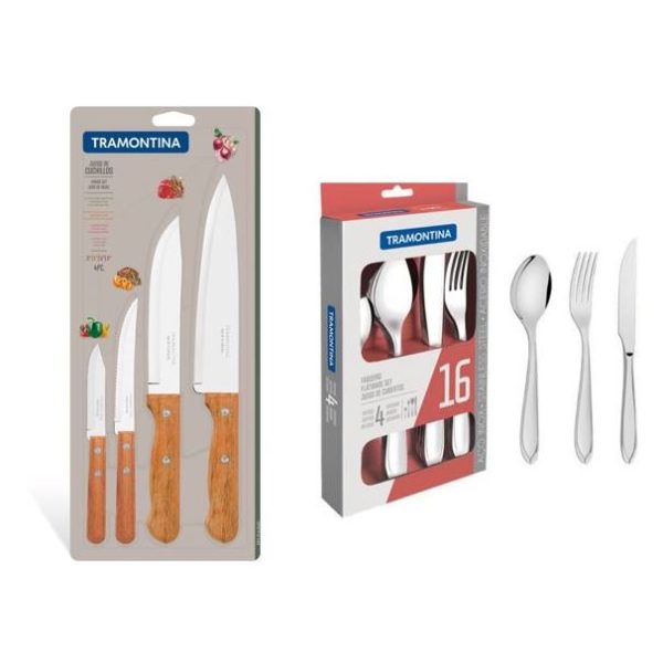 Tramontina 16pcs Flatware + 4pcs Knife Set Tramontina 16pcs Flatware + 4pcs Knife Set