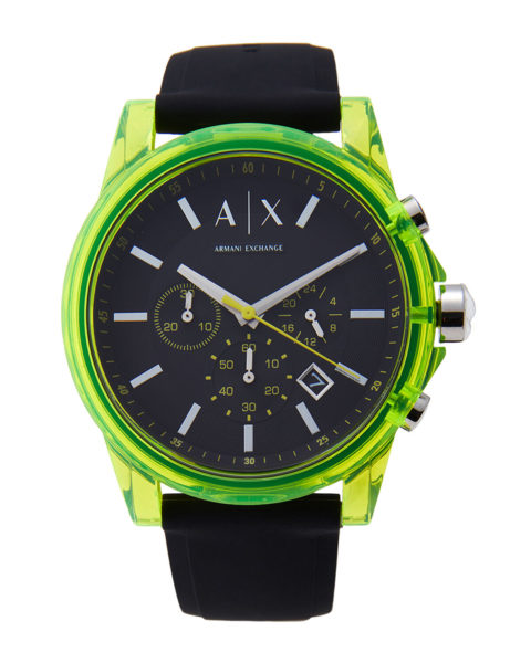 armani exchange watch green