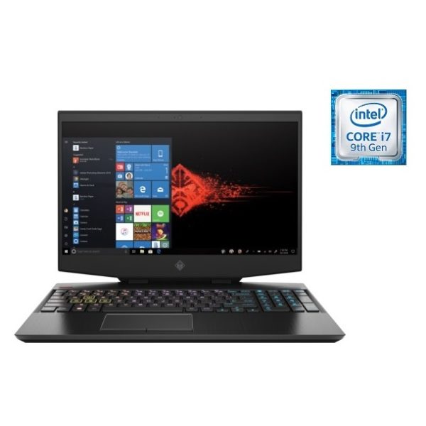 HP OMEN 15-DH0004NE Gaming Laptop - Core i7 2.6GHz 32GB 1TB+512GB 8GB 15.6inch FHD Shadow black HP OMEN 15-DH0004NE Gaming Laptop - Core i7 2.6GHz 32GB 1TB+512GB 8GB 15.6inch FHD Shadow black