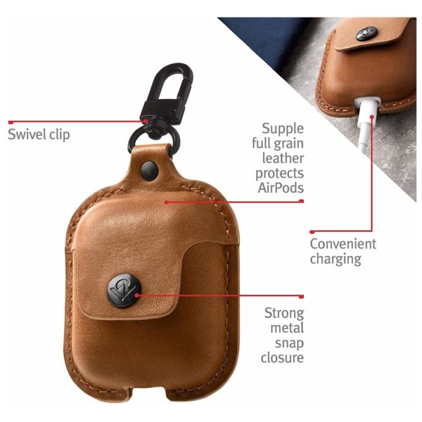 Twelve South Airpods Pro Case Cognac Twelve South Airpods Pro Case Cognac