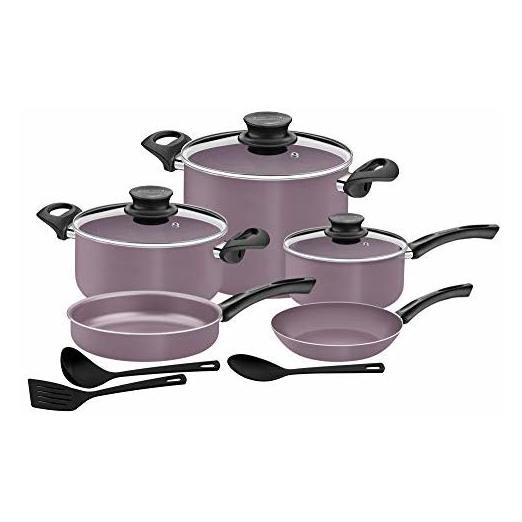 Tramontina 11pcs Cookware Set Paris Purple Tramontina 11pcs Cookware Set Paris Purple