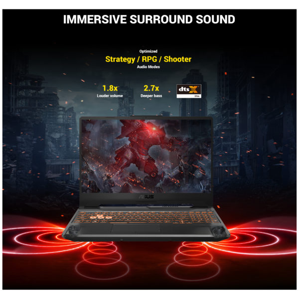 Asus TUF Gaming A15 FA506IV-AL031T Laptop - Ryzen 7 2.9GHz 16GB 1TB 6GB Win10 15.6inch FHD Grey Metal English/Arabic Keyboard Asus TUF Gaming A15 FA506IV-AL031T Laptop - Ryzen 7 2.9GHz 16GB 1TB 6GB Win10 15.6inch FHD Grey Metal English/Arabic Keyboard