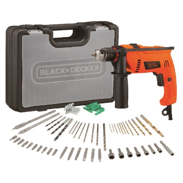 Black & Decker HD650KIT-B5 650W Hammer Drill Kit Black & Decker HD650KIT-B5 650W Hammer Drill Kit