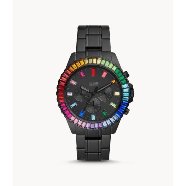 Fossil Limited Edition Garrett Chronograph Black Stainless-Steel Watch LE1085 Fossil Limited Edition Garrett Chronograph Black Stainless-Steel Watch LE1085
