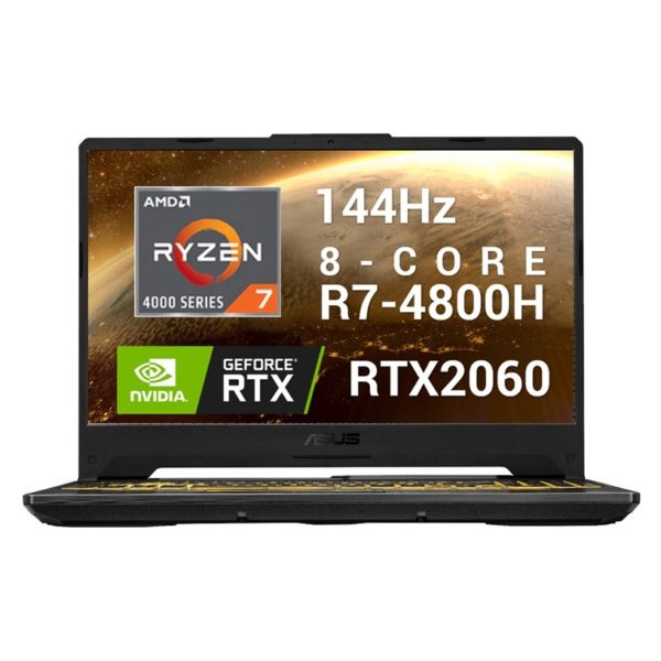 Asus TUF Gaming A15 FA506IV-AL031T Laptop - Ryzen 7 2.9GHz 16GB 1TB 6GB Win10 15.6inch FHD Grey Metal English/Arabic Keyboard Asus TUF Gaming A15 FA506IV-AL031T Laptop - Ryzen 7 2.9GHz 16GB 1TB 6GB Win10 15.6inch FHD Grey Metal English/Arabic Keyboard