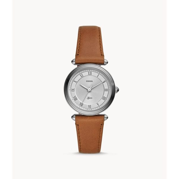Fossil Lyric Three-Hand Brown Leather Watch ES4706 Fossil Lyric Three-Hand Brown Leather Watch ES4706