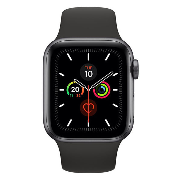 Buy Apple Watch Series 5 Gps 44mm Space Grey Aluminium Case With