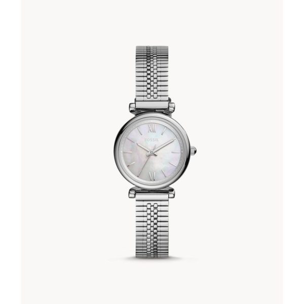 Fossil Carlie Mini Three-Hand Stainless-Steel Watch ES4695 Fossil Carlie Mini Three-Hand Stainless-Steel Watch ES4695