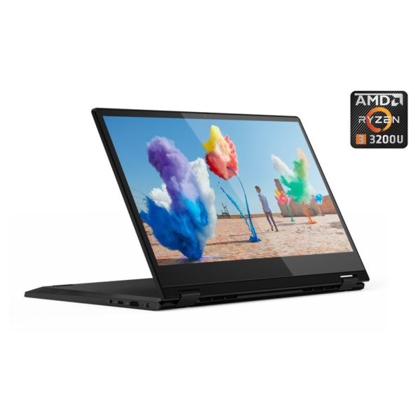 Lenovo ideapad C340-14API Convertible Touch Laptop - Ryzen 3 2.6GHz 4GB 128GB Shared Win10 14inch HD Onyx Black Lenovo ideapad C340-14API Convertible Touch Laptop - Ryzen 3 2.6GHz 4GB 128GB Shared Win10 14inch HD Onyx Black