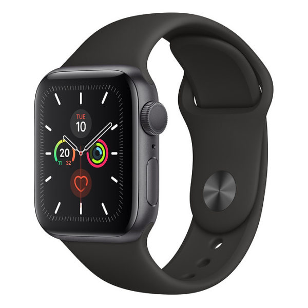 Apple Watch Series 5 GPS 44mm Space Grey Aluminium Case with Black Sport Band Apple Watch Series 5 GPS 44mm Space Grey Aluminium Case with Black Sport Band