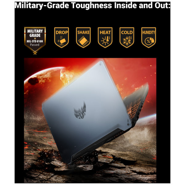 Asus TUF Gaming A15 FA506IV-AL031T Laptop - Ryzen 7 2.9GHz 16GB 1TB 6GB Win10 15.6inch FHD Grey Metal English/Arabic Keyboard Asus TUF Gaming A15 FA506IV-AL031T Laptop - Ryzen 7 2.9GHz 16GB 1TB 6GB Win10 15.6inch FHD Grey Metal English/Arabic Keyboard