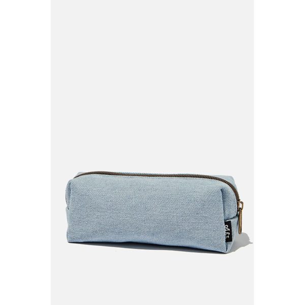 TYPO Bailey Pencil Case-Chambray TYPO Bailey Pencil Case-Chambray