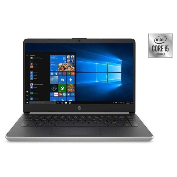 HP 14-DQ1037WM Laptop - Core i5 1.1GHz 4GB 128GB Shared Win10 14inch HD Silver English Keyboard HP 14-DQ1037WM Laptop - Core i5 1.1GHz 4GB 128GB Shared Win10 14inch HD Silver English Keyboard