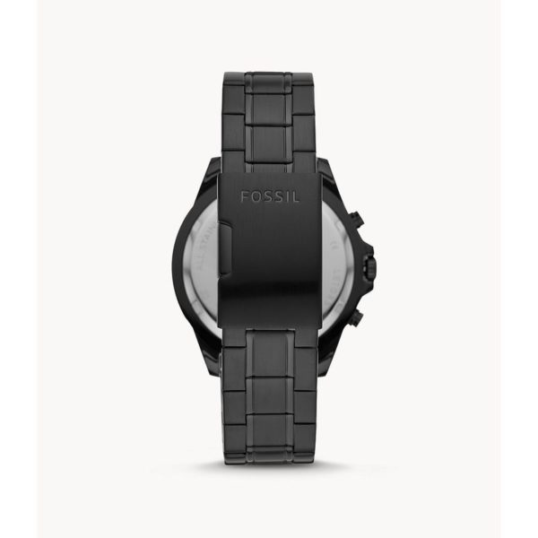fossil garrett hr black