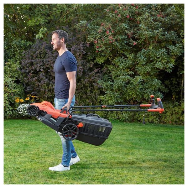 Black & Decker BEMW471BH-GB Lawn Mower With Bike Handle 1600W Black & Decker BEMW471BH-GB Lawn Mower With Bike Handle 1600W