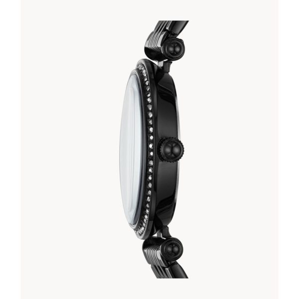 Fossil Lyric Three-Hand Black Stainless-Steel Watch ES4713 Fossil Lyric Three-Hand Black Stainless-Steel Watch ES4713
