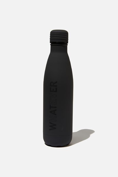 TYPO Metal Drink Bottle Whatever TYPO Metal Drink Bottle Whatever