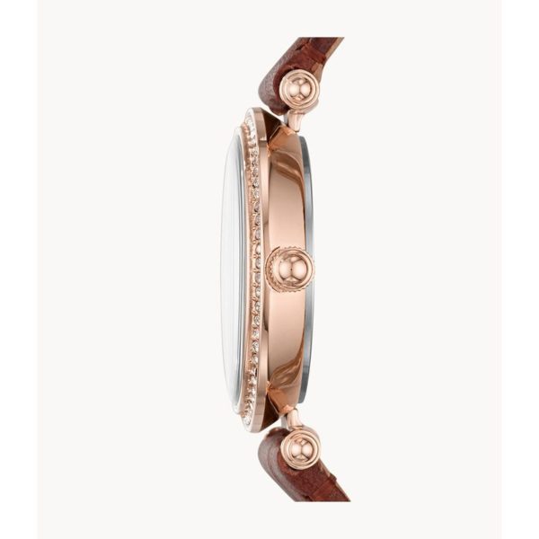 Fossil Lyric Three-Hand Brown Leather Watch ES4683 Fossil Lyric Three-Hand Brown Leather Watch ES4683