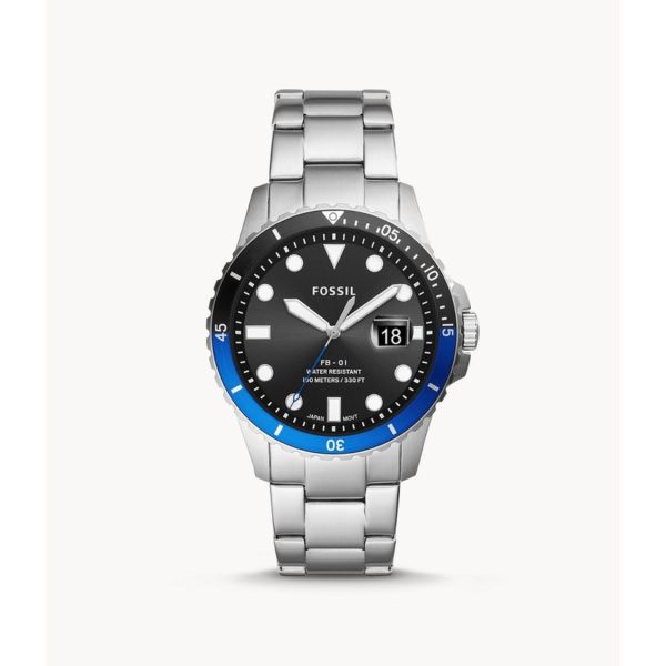 Fossil FB-01 Three-Hand Date Stainless Steel Watch FS5671 Fossil FB-01 Three-Hand Date Stainless Steel Watch FS5671