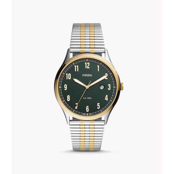 Fossil Forrester Three-Hand Date Two-Tone Stainless Steel Watch FS5596 Fossil Forrester Three-Hand Date Two-Tone Stainless Steel Watch FS5596