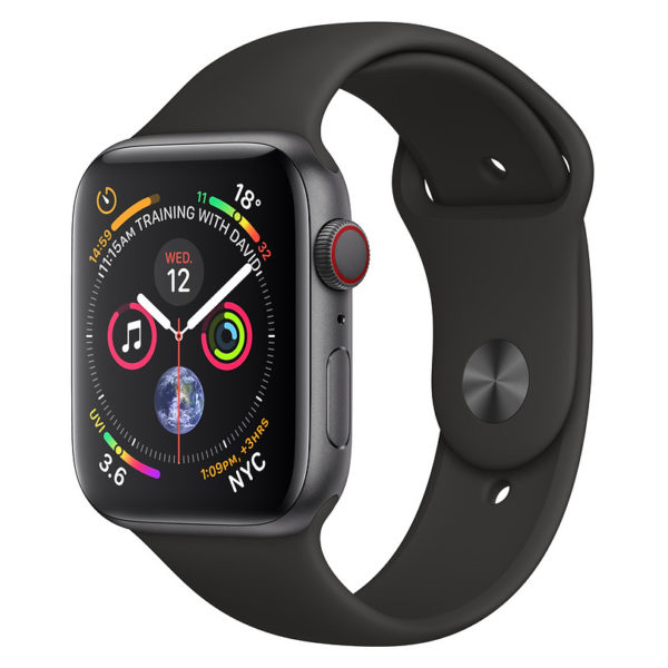 Apple Apple Watch Series 4 GPS 40mm Space Grey Aluminium Case With Black Sport Band Apple Apple Watch Series 4 GPS 40mm Space Grey Aluminium Case With Black Sport Band