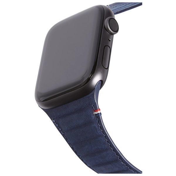 Decoded 38-40mm Leather Magnetic Traction Strap For Apple Watch Blue Decoded 38-40mm Leather Magnetic Traction Strap For Apple Watch Blue