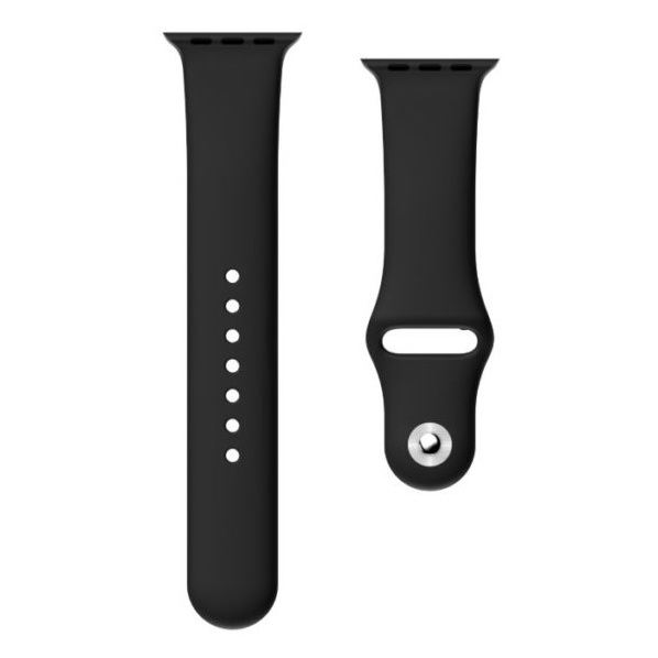 BeHello Premium Silicone Strap 42/44mm For Apple Watch Black BeHello Premium Silicone Strap 42/44mm For Apple Watch Black