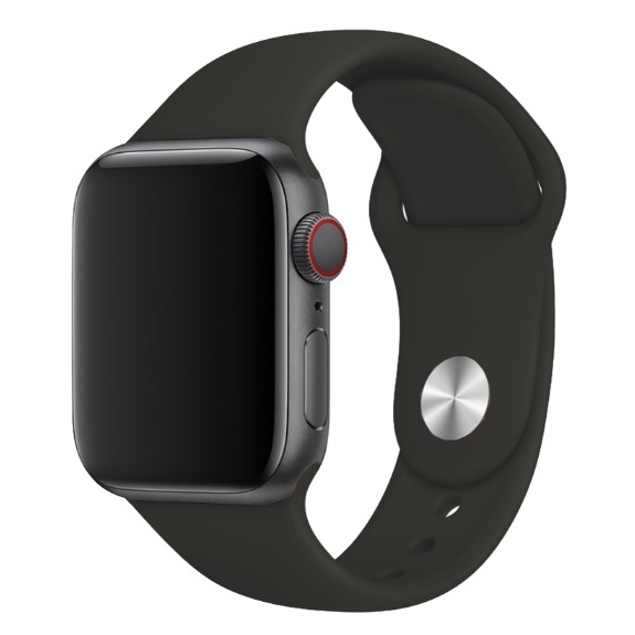 BeHello Premium Silicone Strap 42/44mm For Apple Watch Black BeHello Premium Silicone Strap 42/44mm For Apple Watch Black