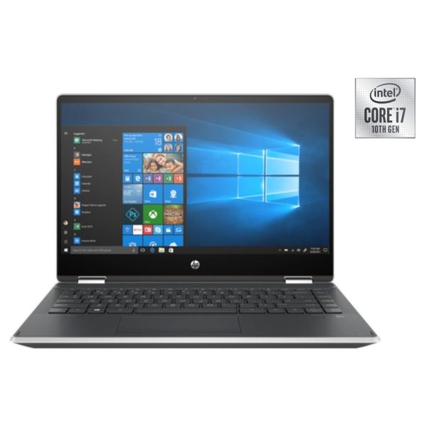 HP Pavilion x360 14T-DH100 Laptop - Core i5 1.6GHz 8GB 1TB+128GB 2GB Win10 14inch HD Silver English Keyboard HP Pavilion x360 14T-DH100 Laptop - Core i5 1.6GHz 8GB 1TB+128GB 2GB Win10 14inch HD Silver English Keyboard